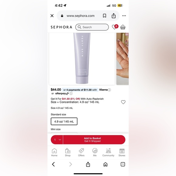 NWT Fenty skin Total Cleans'r Remove-It-All Cleanser full size 145 ml - Picture 3 of 6